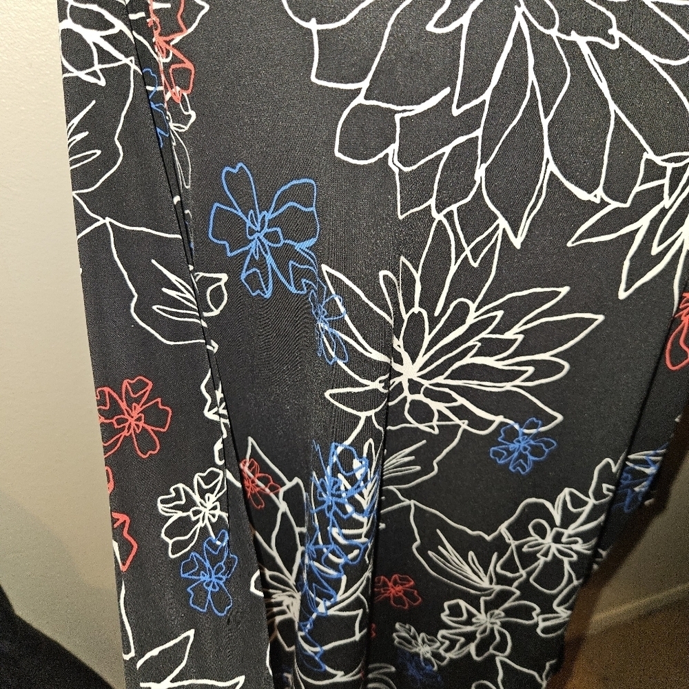 Vince Camuto Womans 3/4 Sleeve Floral Print Blouse Size 1x - Picture 4 of 10